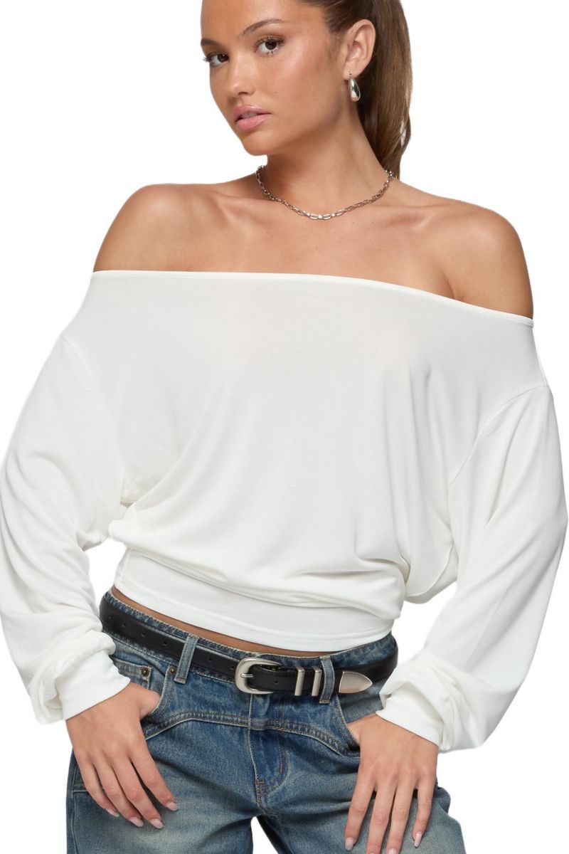 Women's Nannie Off Shoulder Oversized Top