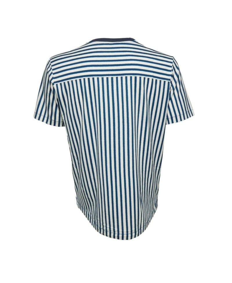 Women's Pre-Owned Dolce and Gabbana Majolica and Stripe Print Cotton T-Shirt