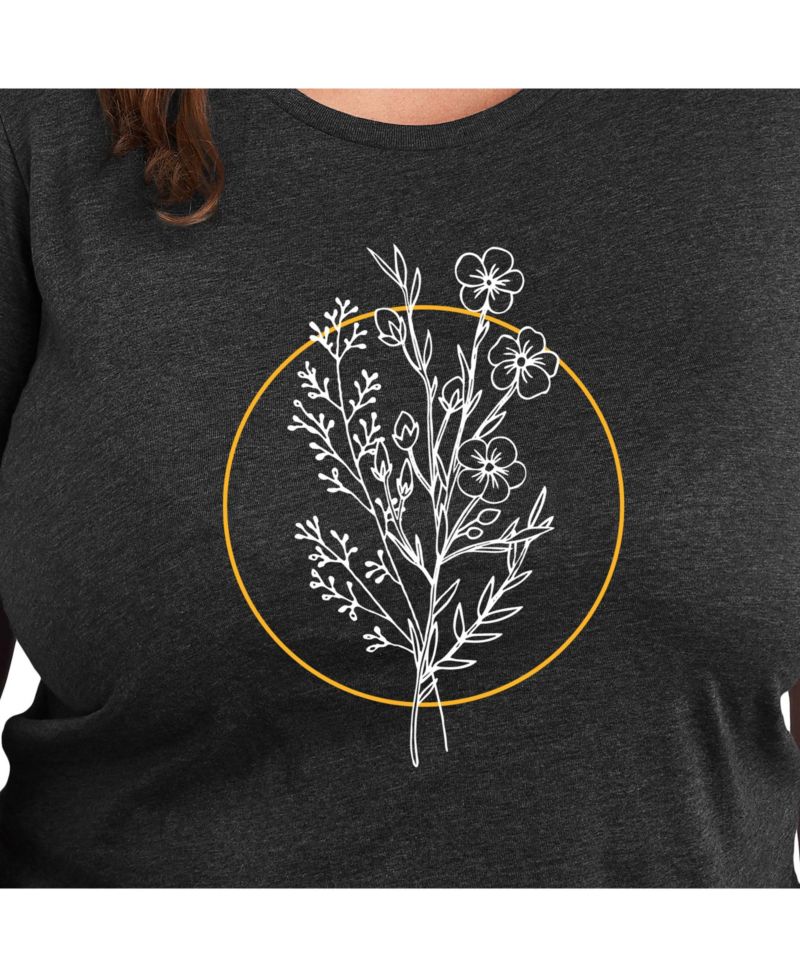 Floral Tee Plus Size Graphic Tee