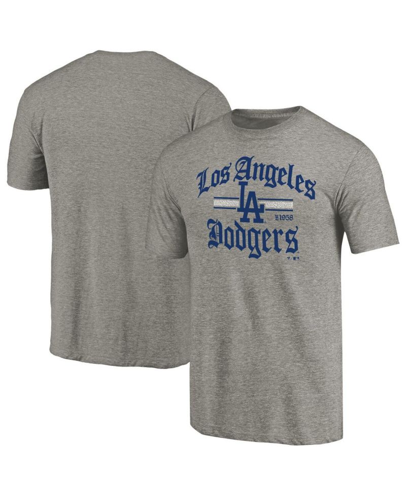 Men's Ash Los Angeles Dodgers Hometown Collection Olde LA T-Shirt
