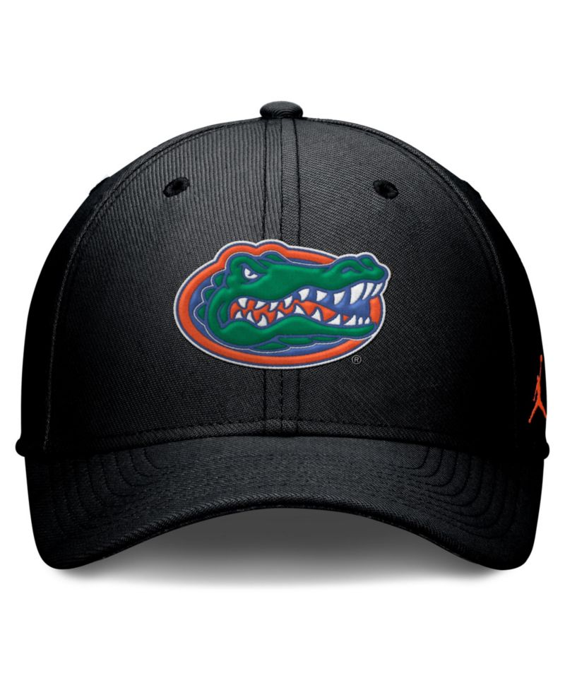 Men's Black Florida Gators Rise SwooshFlex Dri-FIT Hat