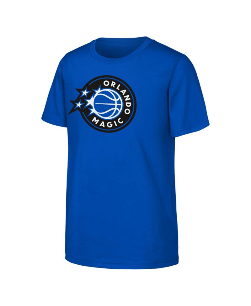 Big Boys and Girls Royal Orlando Magic Primary Logo T-Shirt