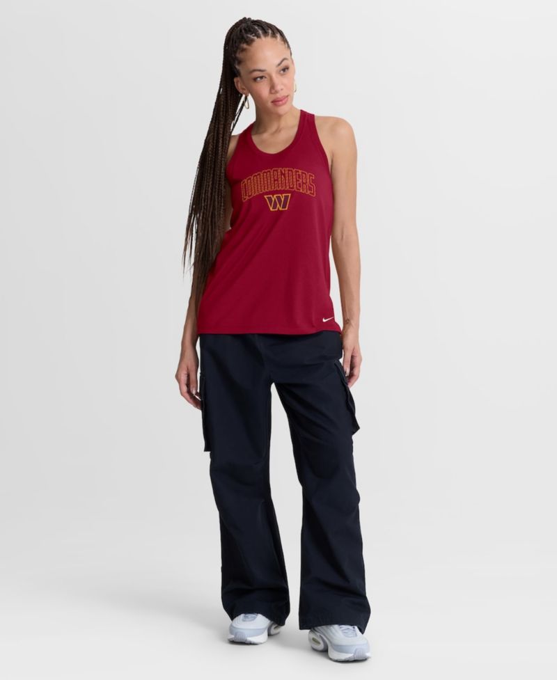 Women's Burgundy Washington Commanders Primetime Tri-Blend Dri-FIT Tank Top