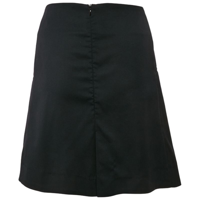 Women's Navy Blue Gabardine Mini Skirt