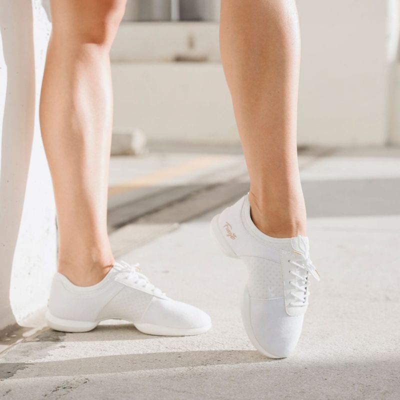 Men's White Split-sole Sneaker