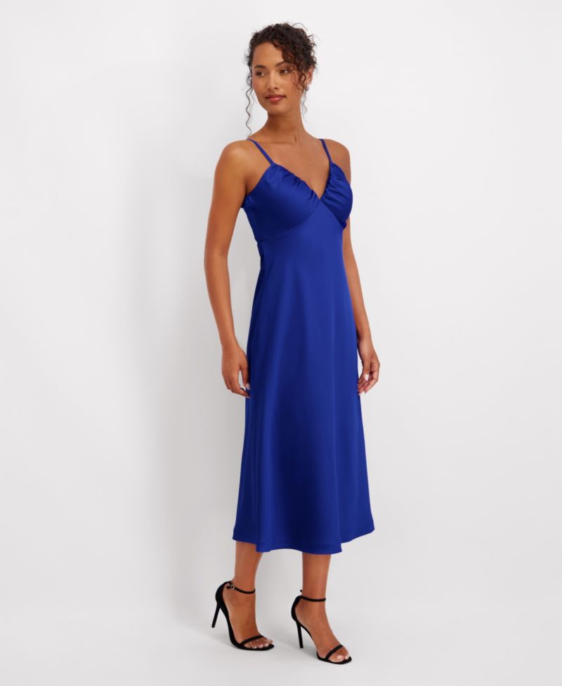 Women's Satin Midi Dress