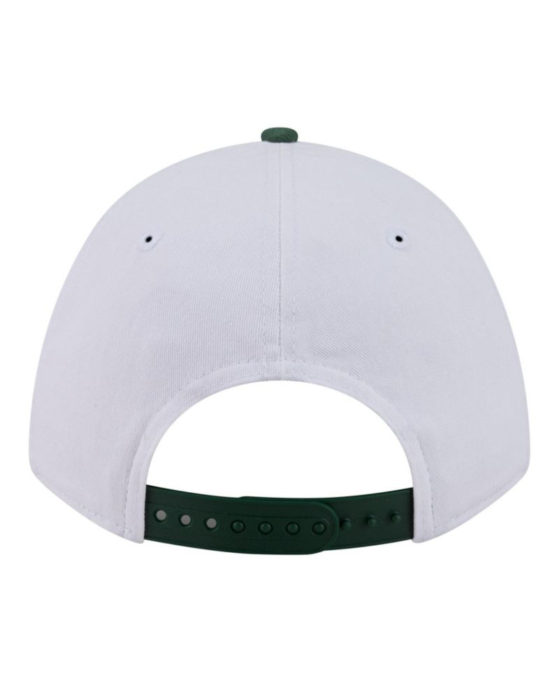 Men's White Green Bay Packers Team Loyal A-Frame 9FORTY Adjustable Hat