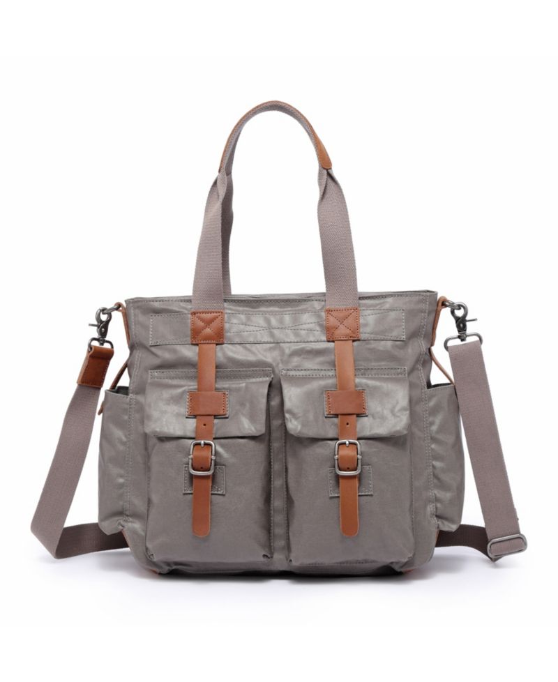 Urban Light Coated Canvas Tote Bag