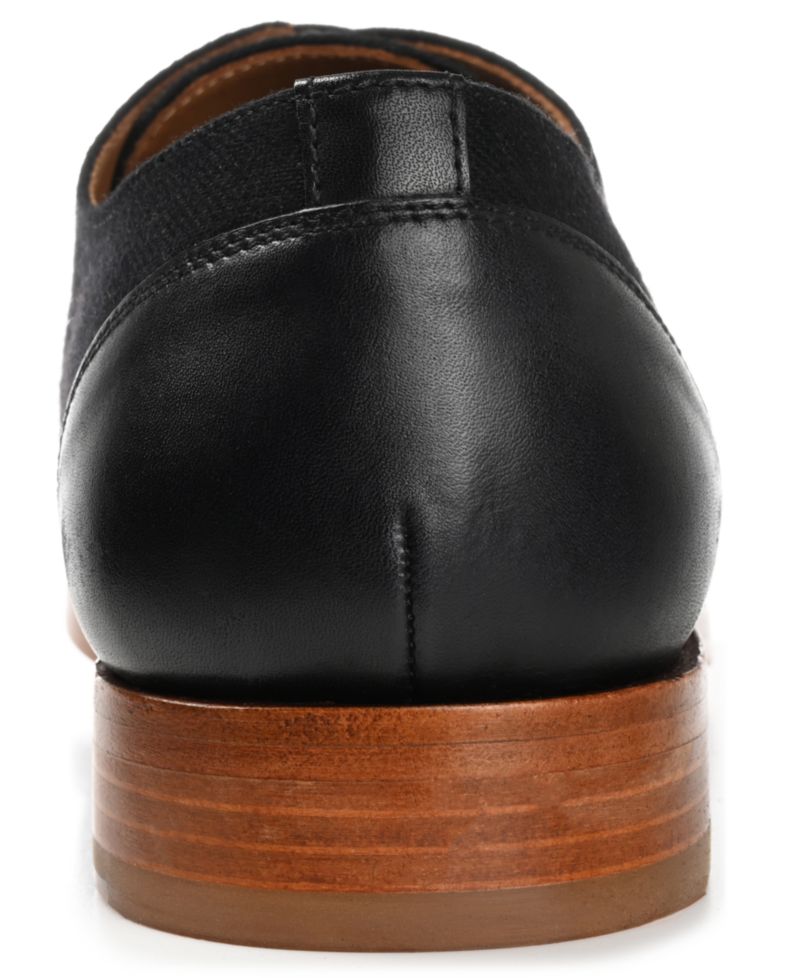 Men's Jack Handcrafted Leather, Velvet and Wool Dress Shoes