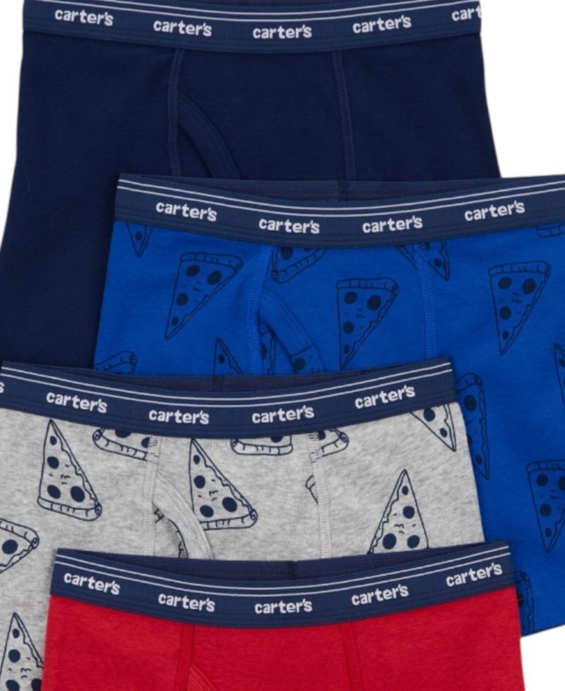 Toddler Boys' Printed Boxer Briefs, 5-Pack Set