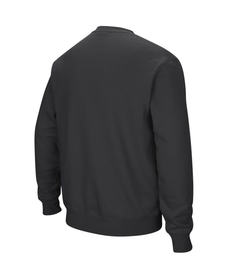 Men's Kansas State Wildcats Arch and Logo Crew Neck Sweatshirt