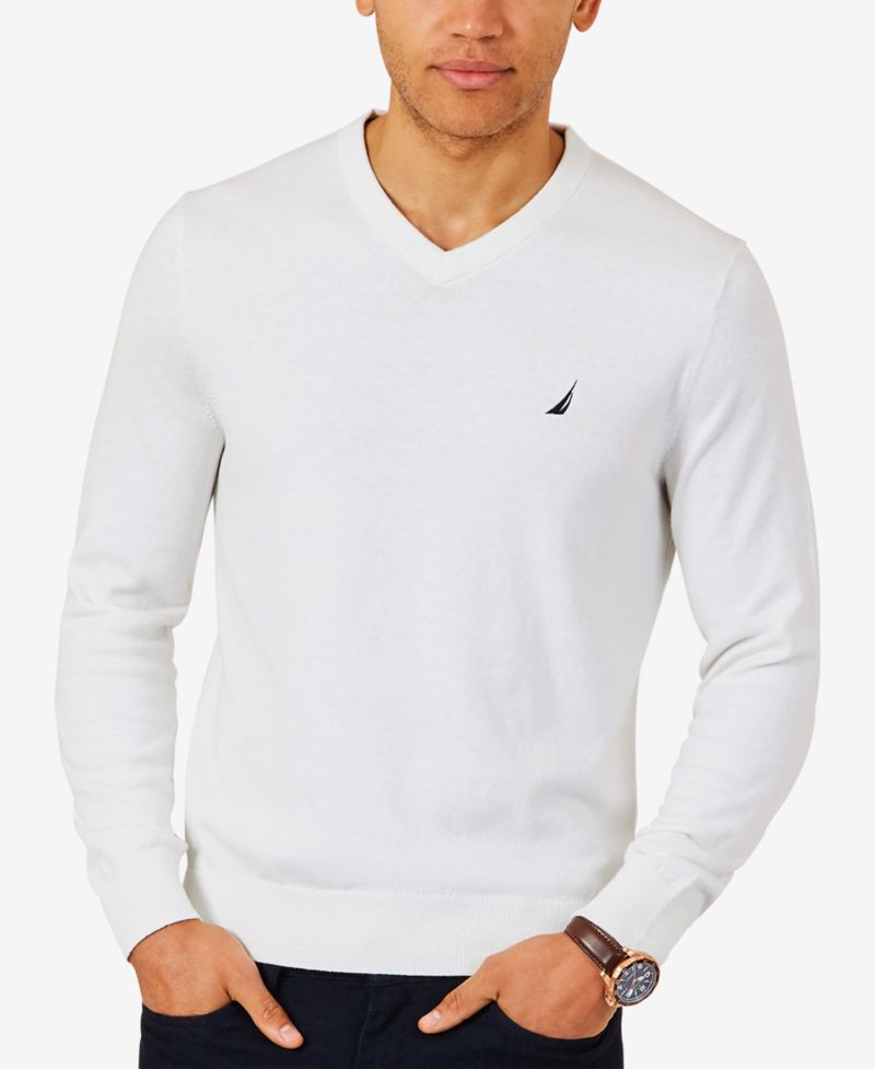 Men's Navtech Performance Classic-Fit Soft V-Neck Sweater