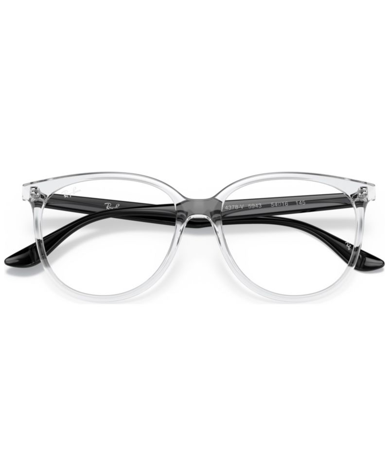 Woman Square Plastic RB4378V Optics Eyeglasses