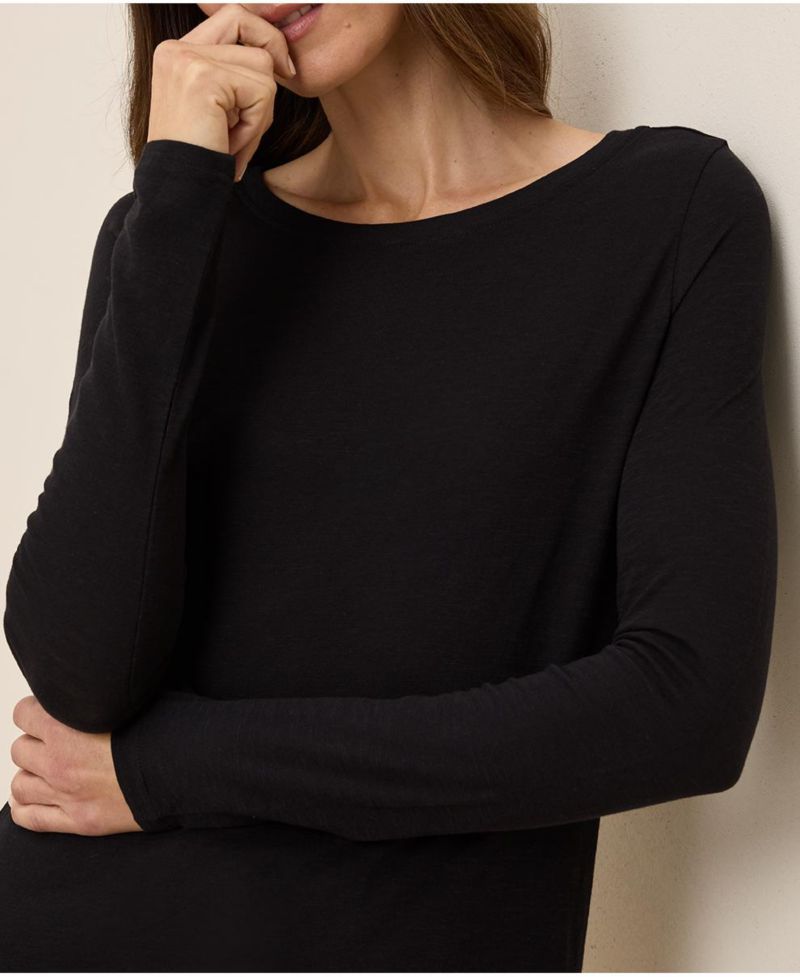 Women's Organic Cotton Featherweight Slub Long Sleeve Tee