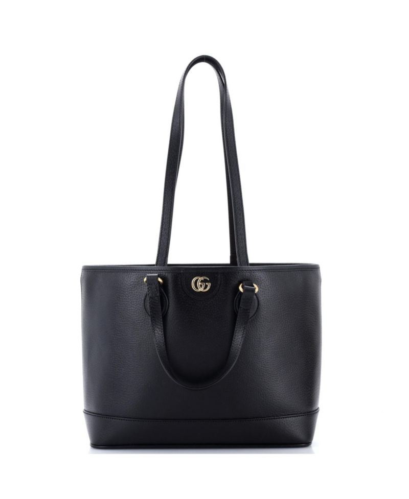 Small Ophidia Top Handle Shopping Tote Leather
