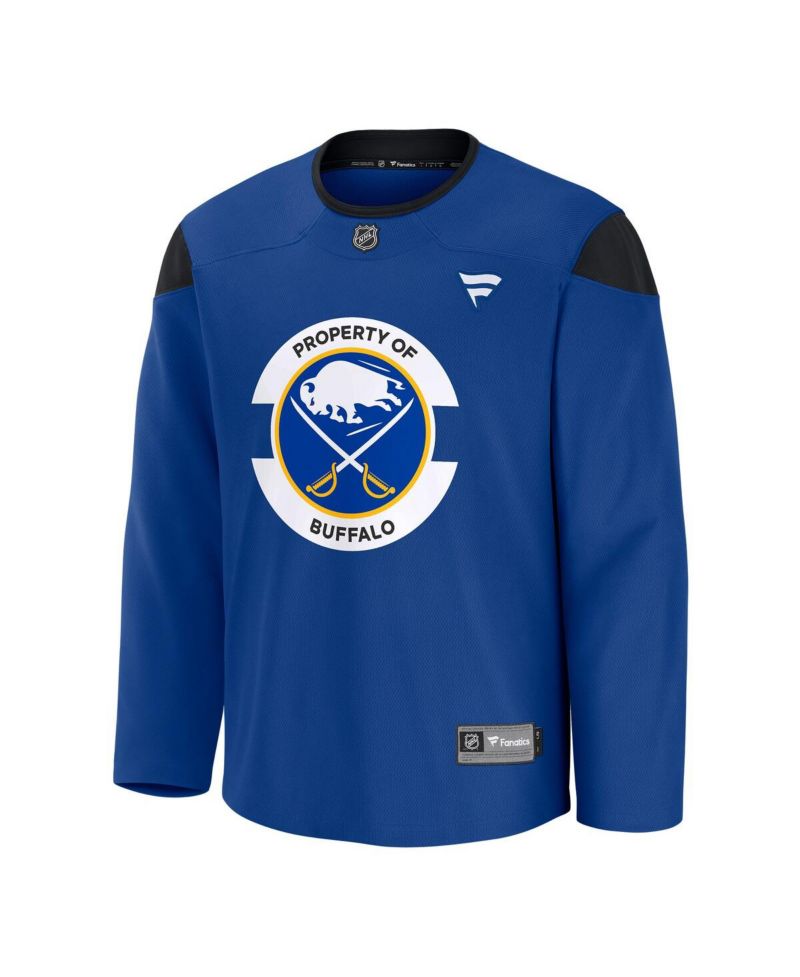 Men's Royal Buffalo Sabres Home Practice Jersey