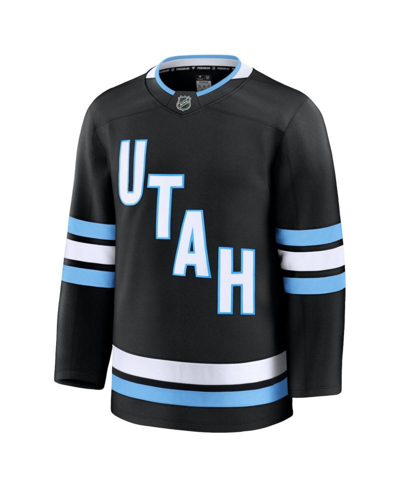 Men's Black Utah Hockey Club Home Premium Jersey