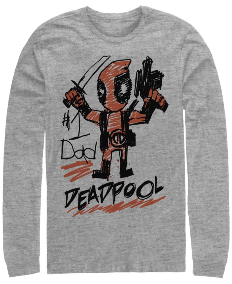 Men's Deadpool Dad Long Sleeve T-Shirt