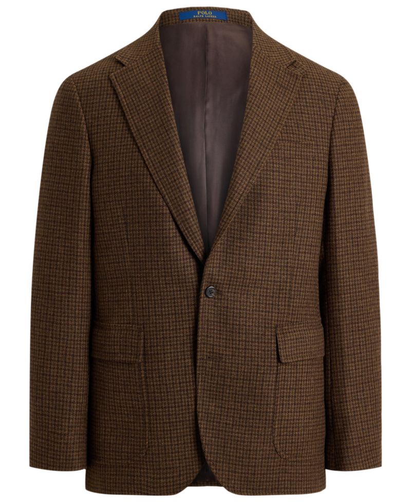 Men's Modern-Fit Plaid Wool-Blend Sport Coat