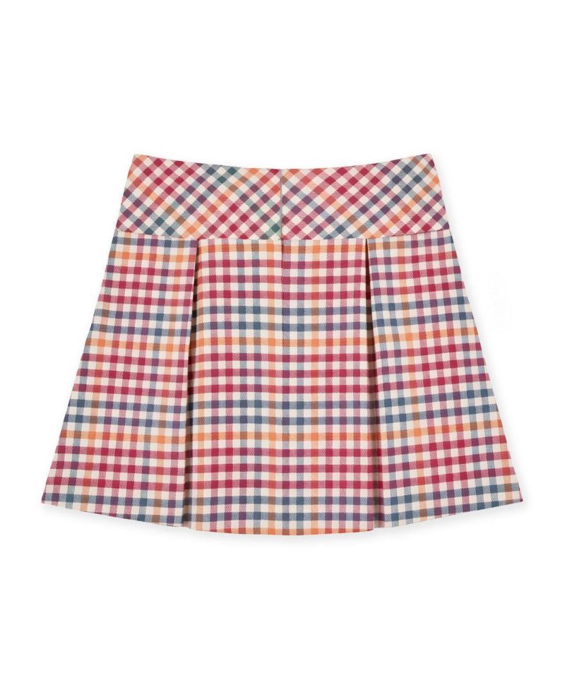 Girls' 4-16 Plaid Pleated Skirt