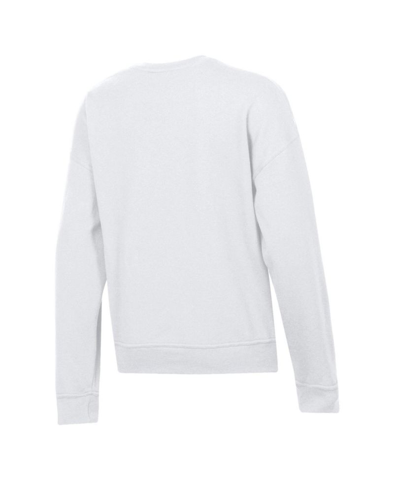 Women's White Texas Longhorns Teddy Bear Sweatshirt