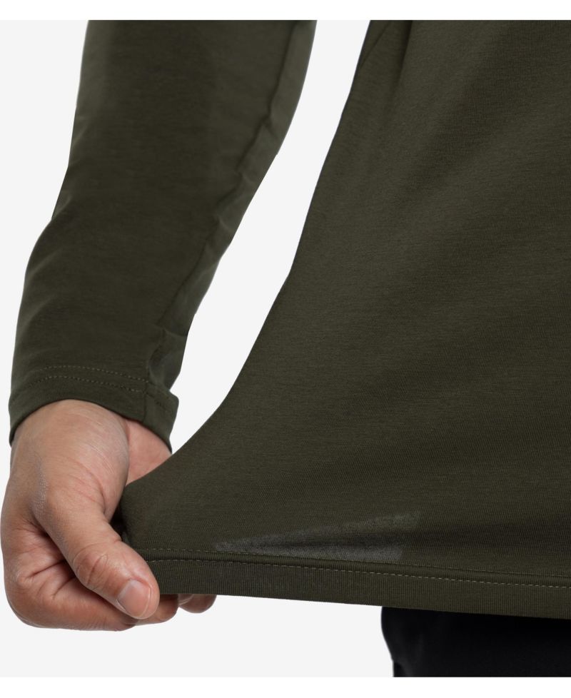 X RAY Men's Long Sleeve Henley T-Shirt