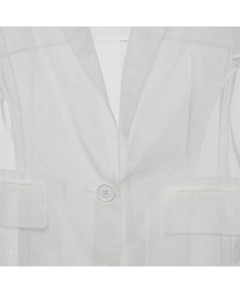 Women's Mesh Sleeveless Jacket