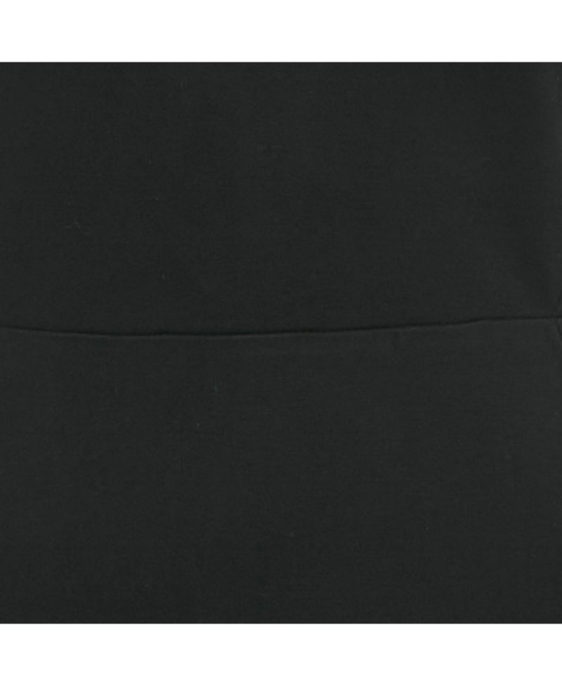 Women's Black Stretch Knit Short Dress