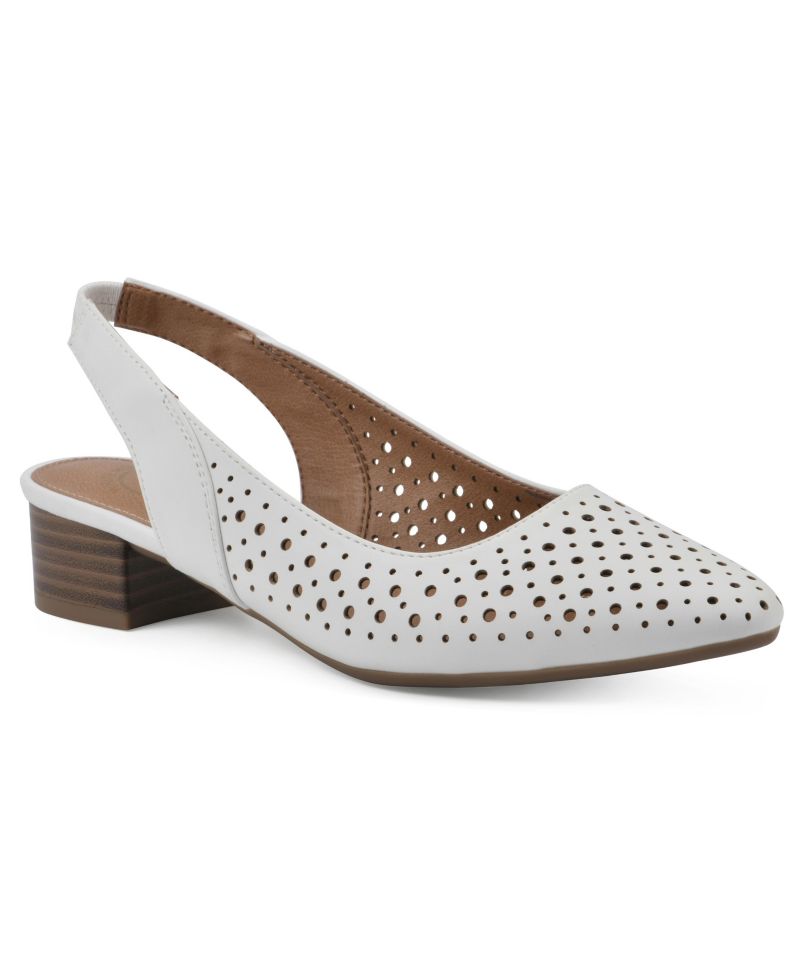 Women's Boronic Block Heel Slingbacks