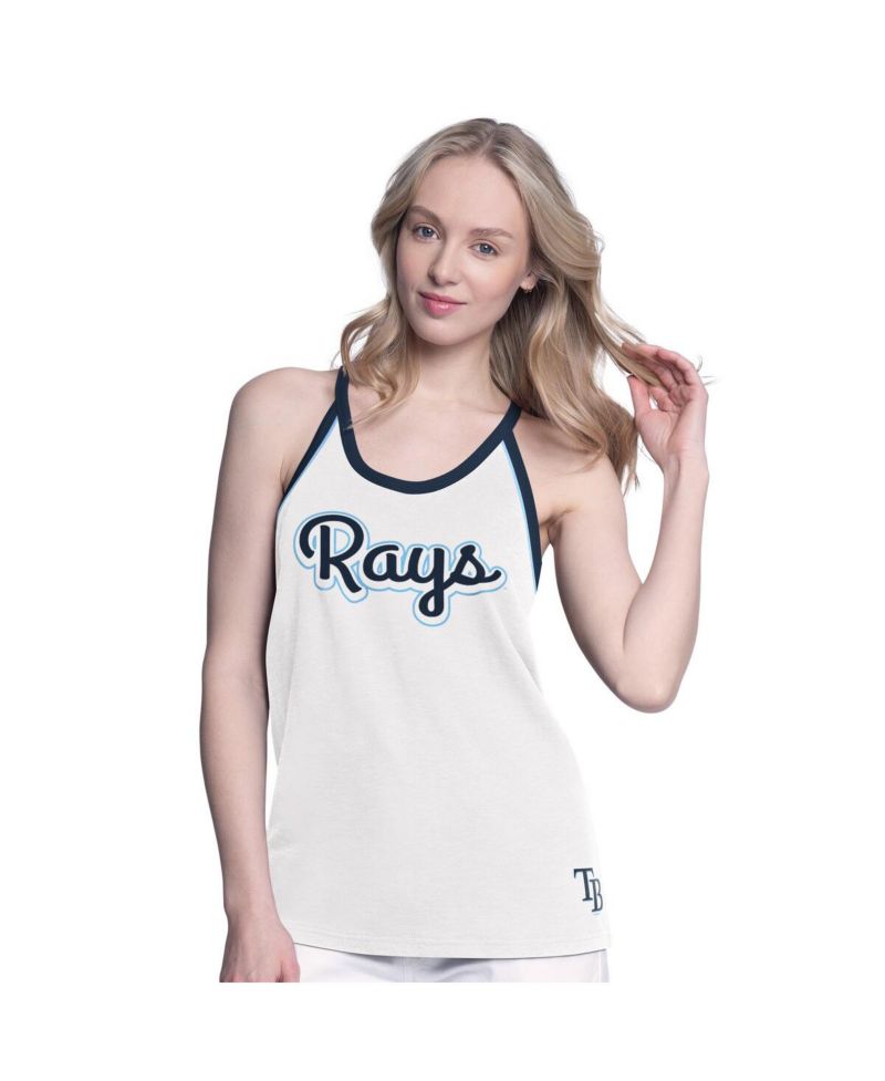 Women's White Tampa Bay Rays Curveball Tank Top