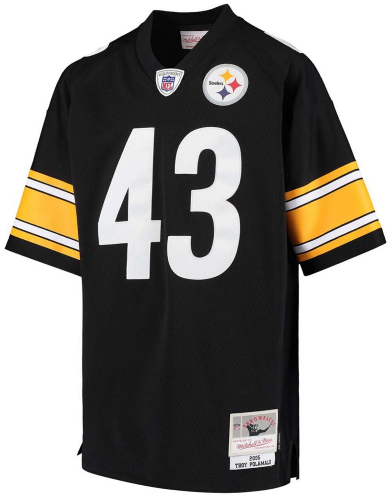 Big Boys and Girls Pittsburgh Steelers 2005 Gridiron Classics Retired Player Legacy Jersey - Troy Polamalu