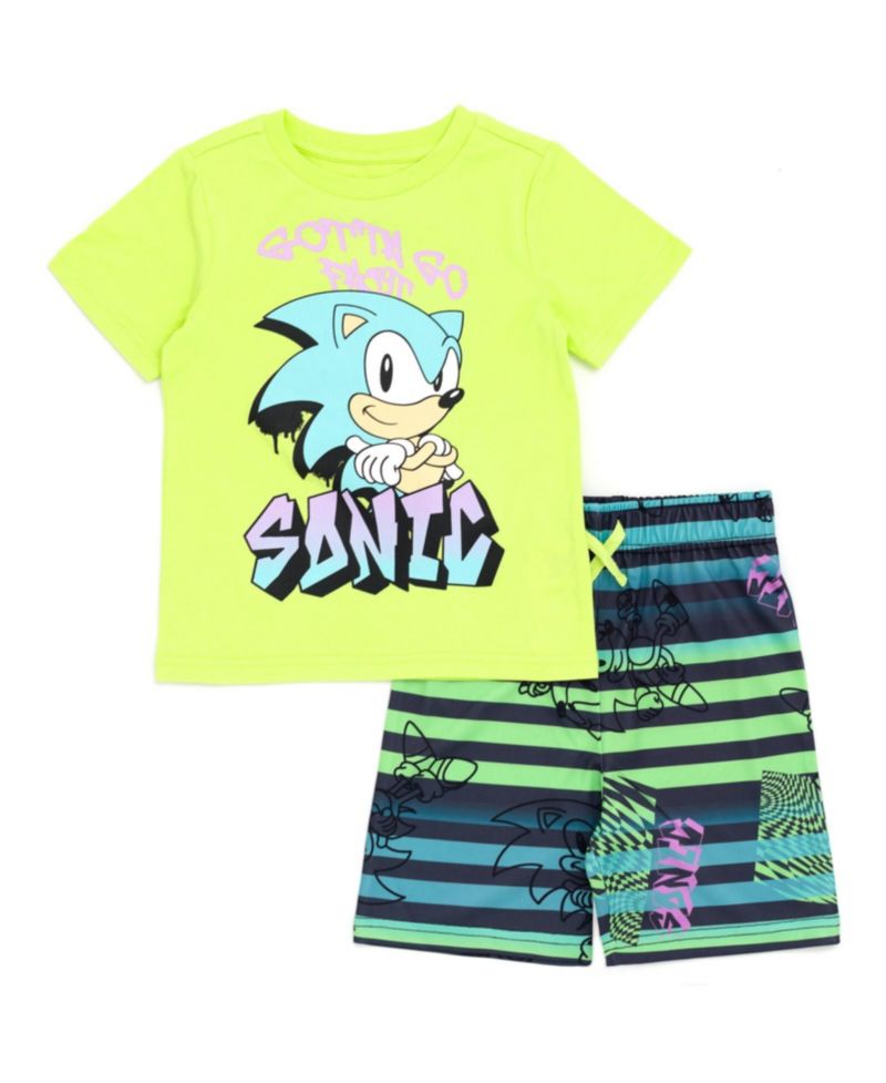Boys' (4-20) Athletic 2-Piece T-Shirt and Shorts Set