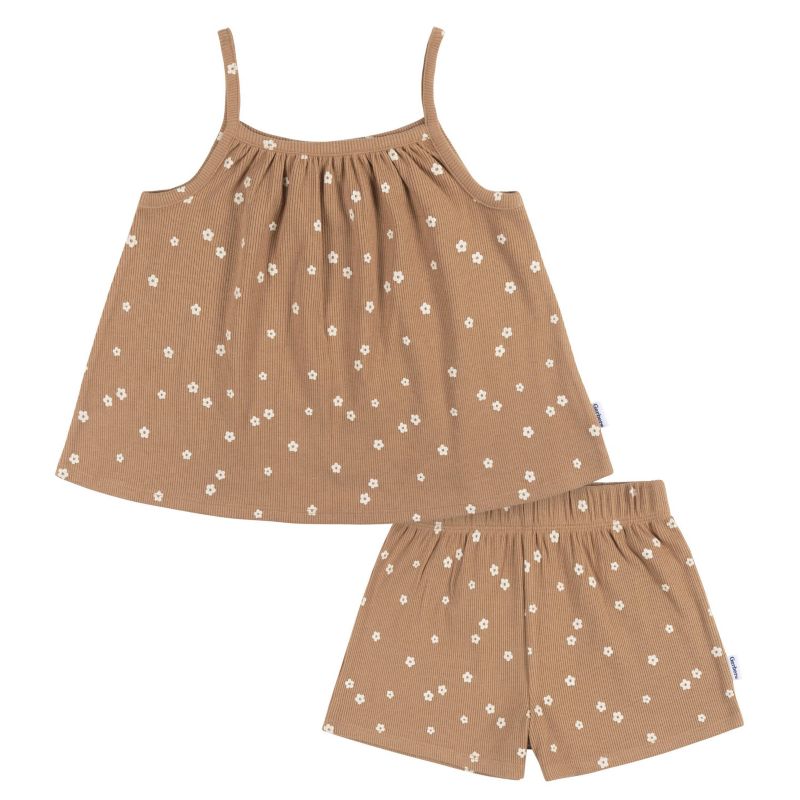 Baby Girls Shirt and Shorts Set, 2 Piece