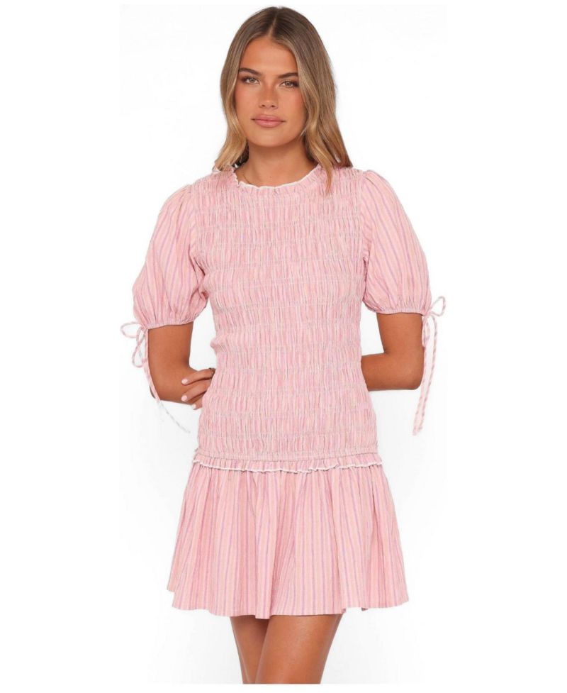 Women's Kaelyn Gather Mini Dress