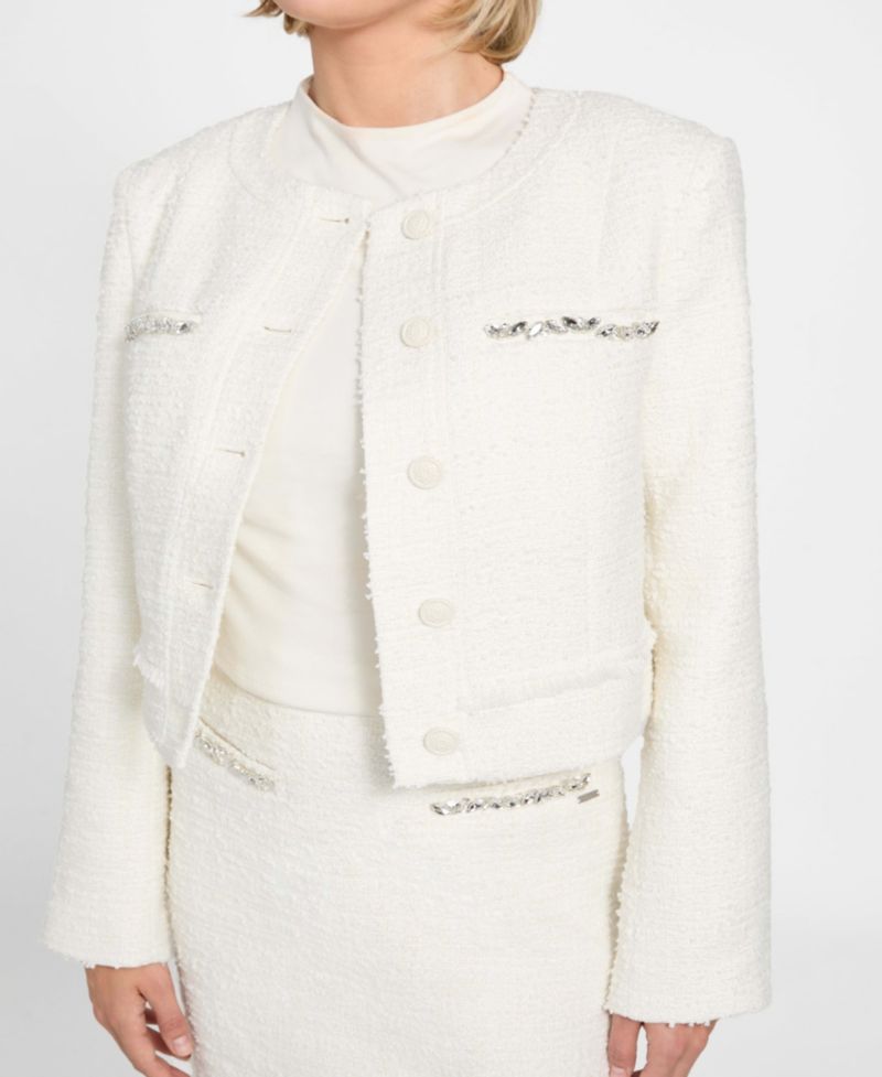 Women's Clotilde Tweed Cropped Jacket