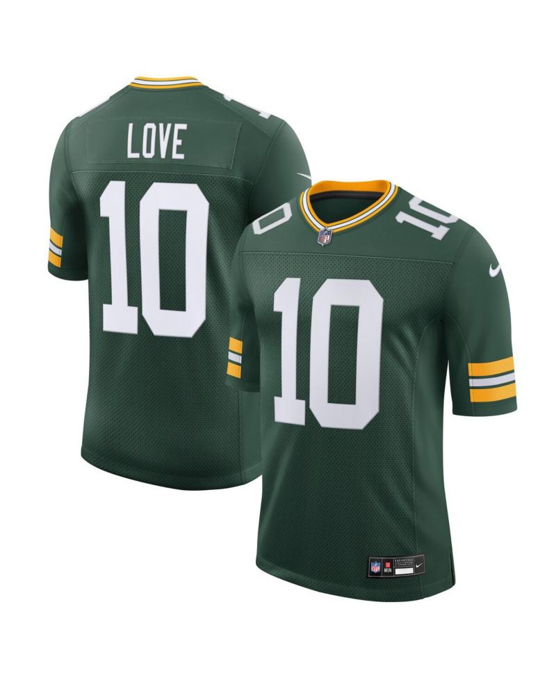 Men's Jordan Love Green Green Bay Packers Team Vapor Untouchable Limited Jersey