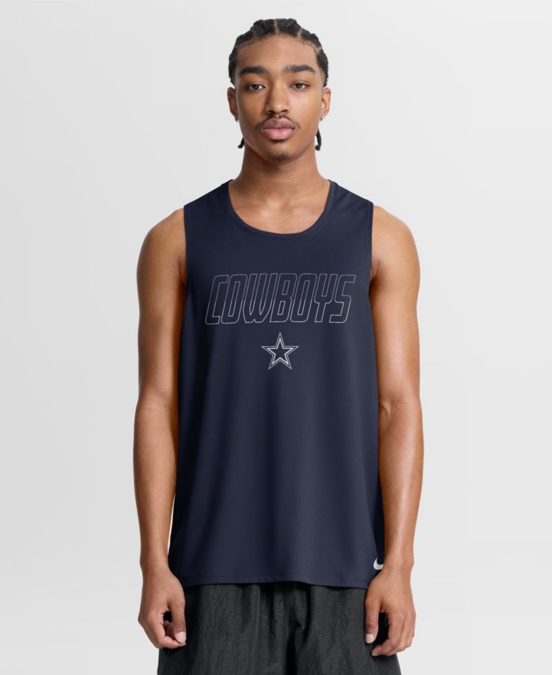 Men's Dallas Cowboys Kickoff Miler Dri-FIT Tank Top