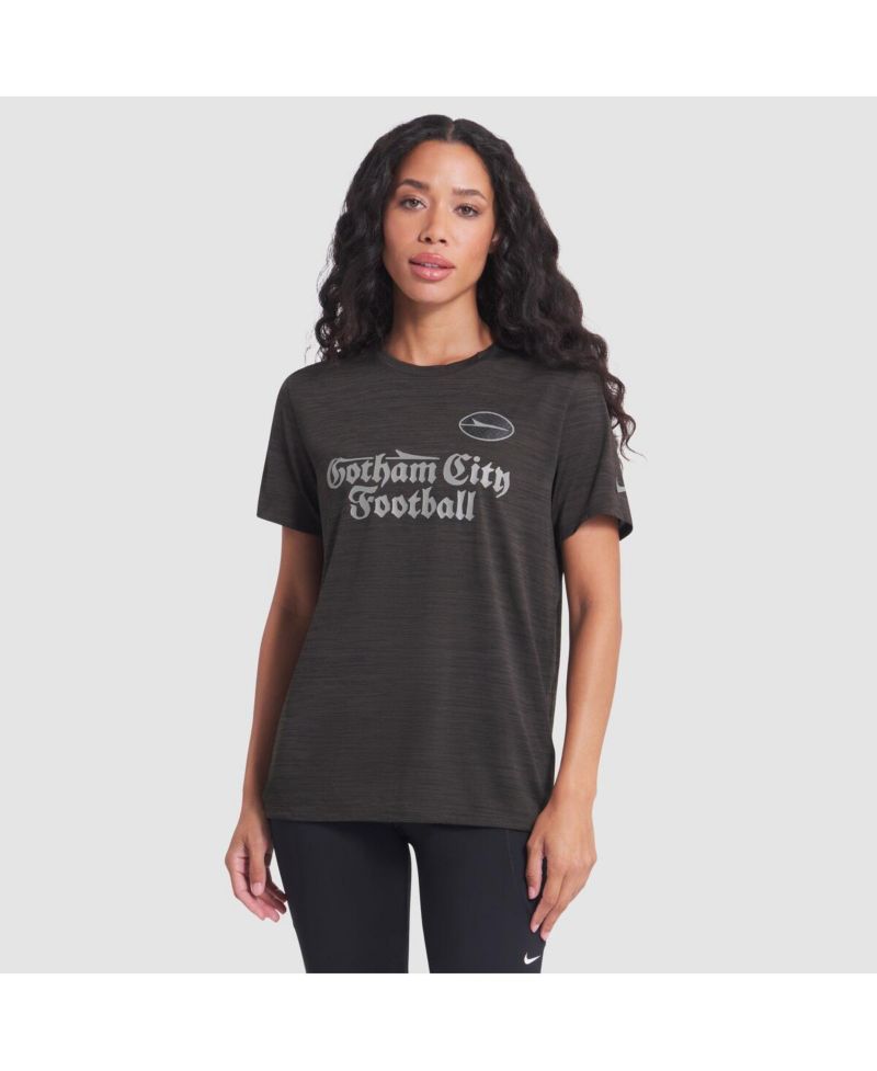 Women's Black New York Jets 2025 Rivalries Collection Sideline Velocity Dri-FIT T-Shirt