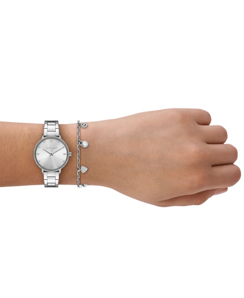 MICHAEL Women's Pyper Two-Hand Stainless Steel Watch 32mm