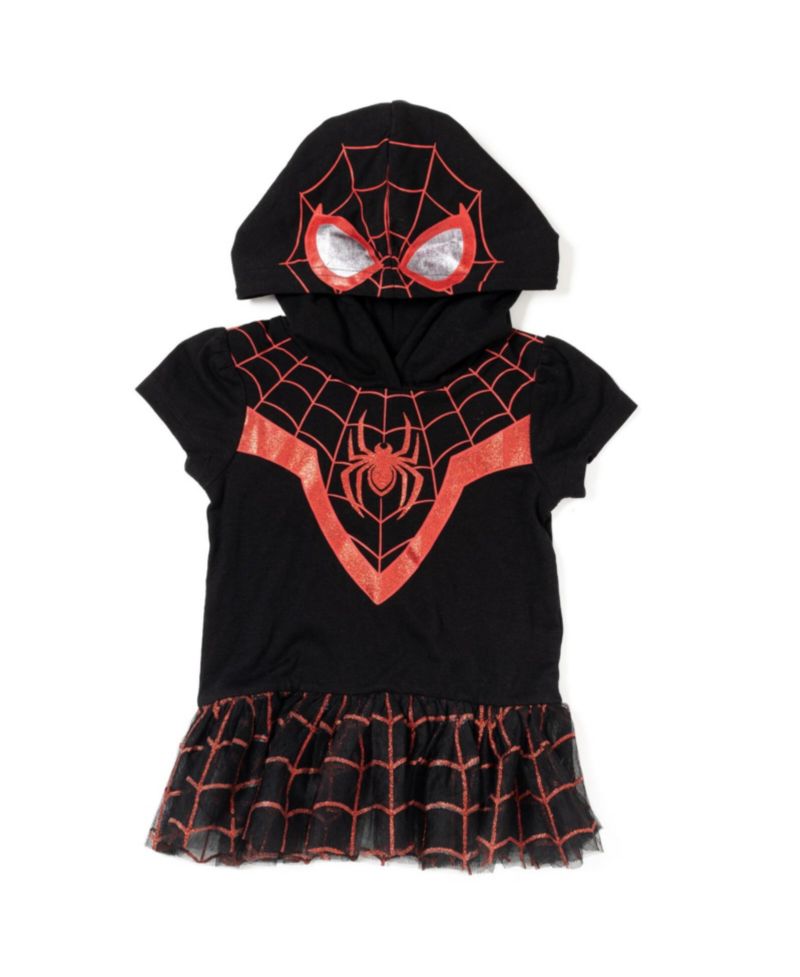 Toddler Girls Avengers Spider-Man Spider-Gwen Captain America Cosplay T-Shirt and Leggings to