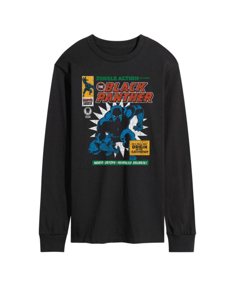 Men's Black Panther Long Sleeve T-Shirt
