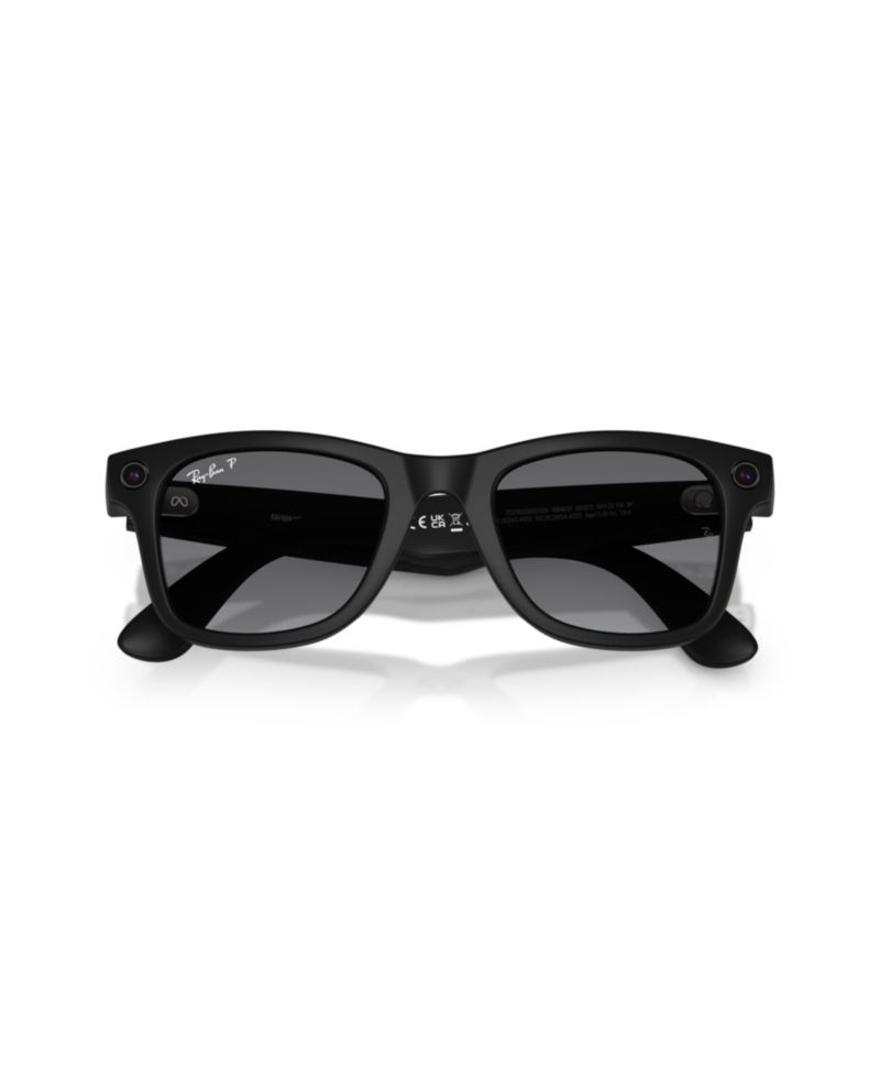Ray-Ban Unisex Polarized AI Glasses, Meta Wayfarer RW4012 - GEN 2