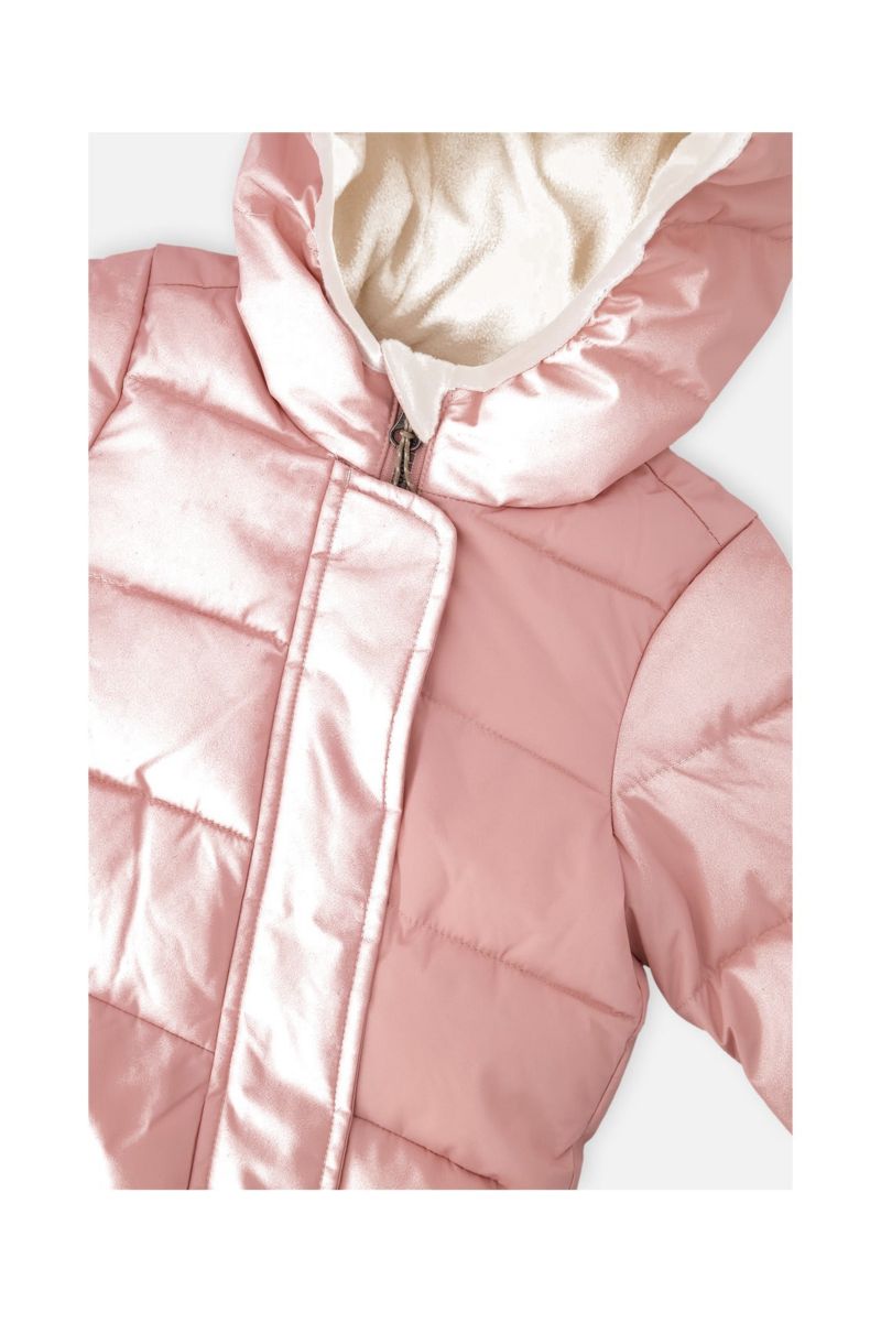 Baby Girls ( 3M to 24M ) Cloud One Piece Snowsuit Adapted for Car Seats Pale Dusty