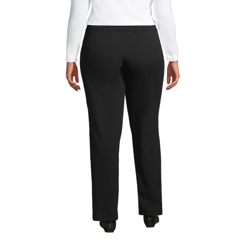 Plus Size Starfish Mid Rise Straight Leg Pants