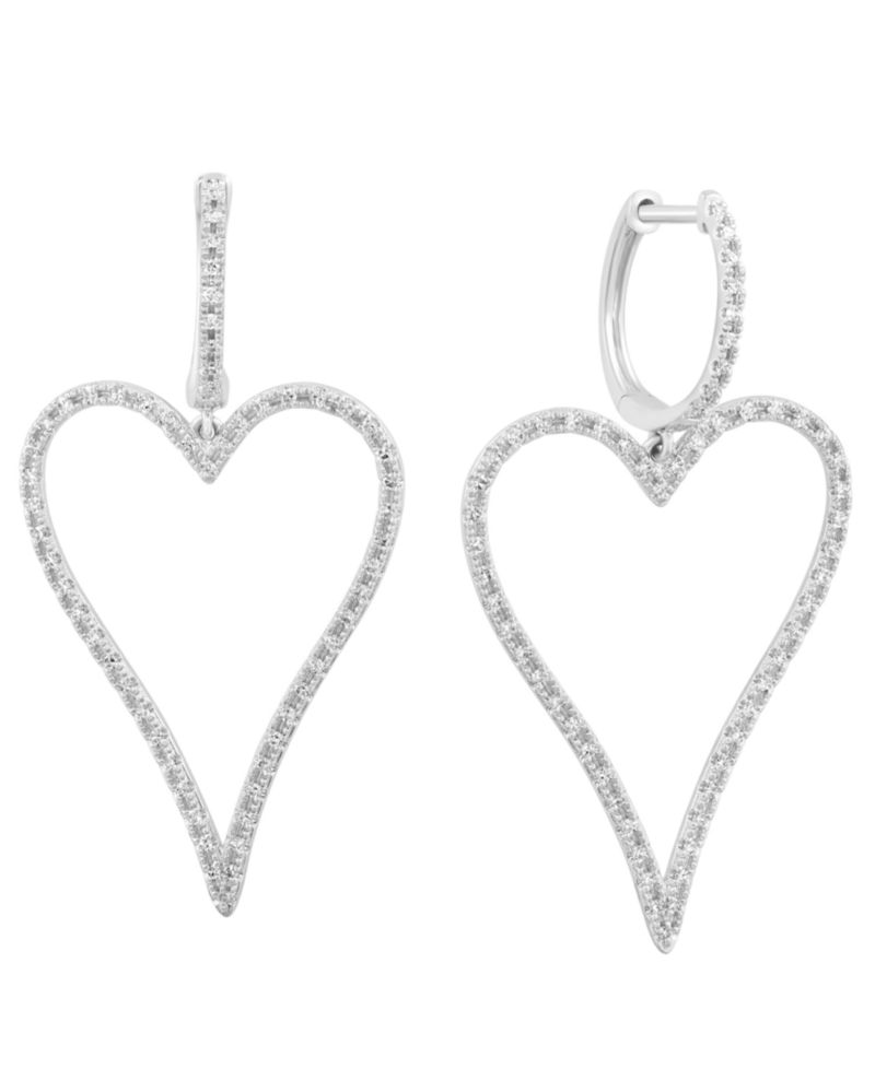 Diamond (1/3 ct. t.w.) Earrings in 14k White Gold
