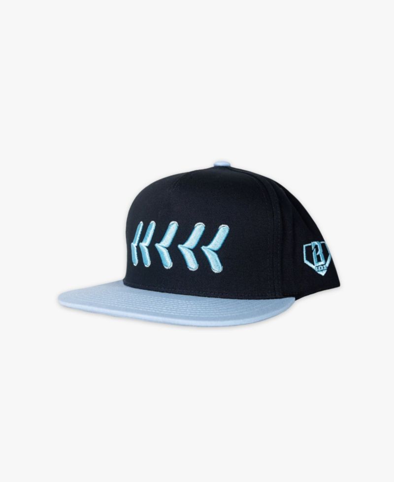 Big Boys and Girls Lifestyle 101 Black Seams Snapback Hat