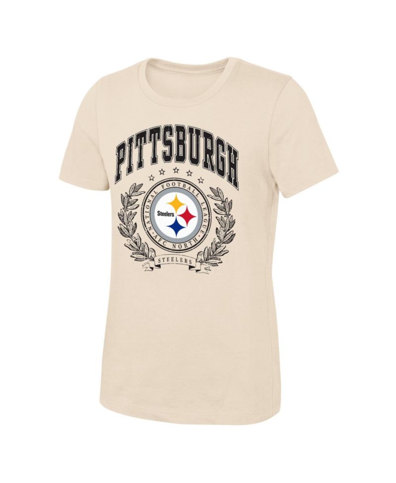 Girls' 4-16 Pittsburgh Steelers Undefeated Crew-Neck Regular-Fit T-Shirt