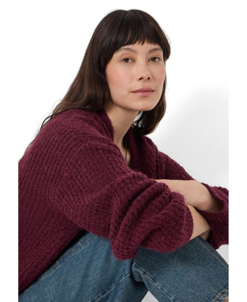Women's Flossie Waffle Stitch Cardigan