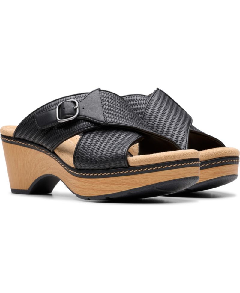 Seannah Nora Wedge Block Heel Sandals