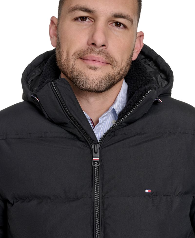 Men's Two Pocket Hooded Puffer Jacket